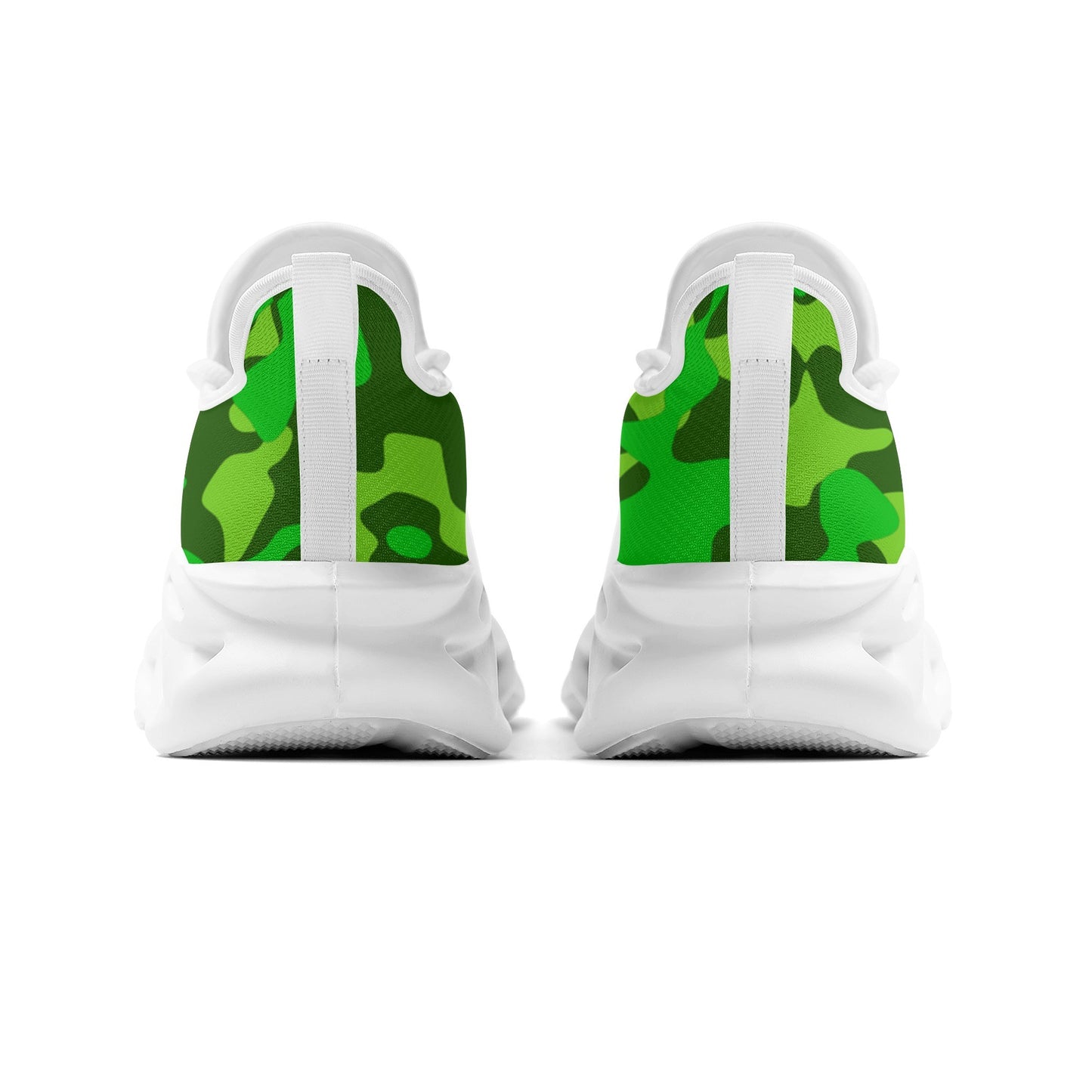 meeshy AIR Athletic Sneaker - Lime Green Camouflage - Herren Sneaker JLR Design