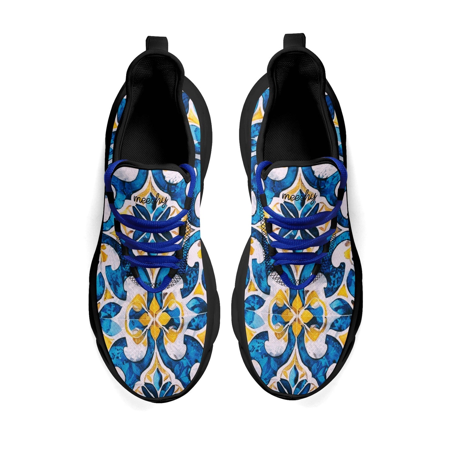 meeshy AIR Athletic Sneaker - Mediterranean Tile v1 - Herren Sneaker JLR Design