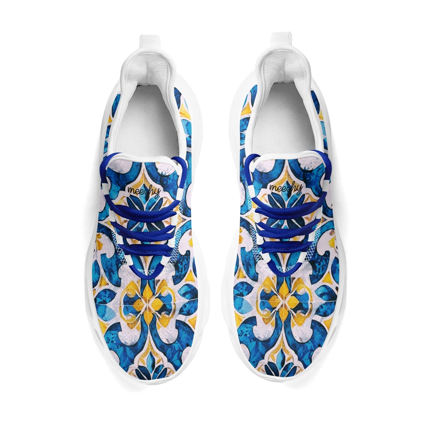 meeshy AIR Athletic Sneaker - Mediterranean Tile v1 - Herren Sneaker JLR Design