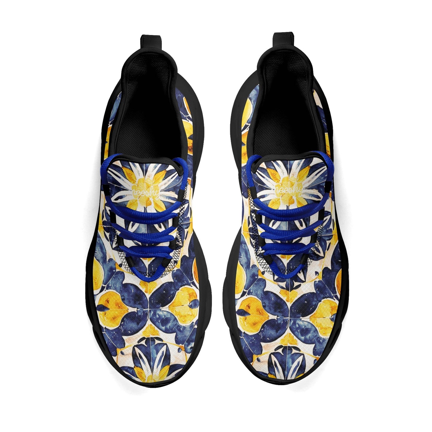 meeshy AIR Athletic Sneaker - Mediterranean Tile v3 - Damen Sneaker JLR Design