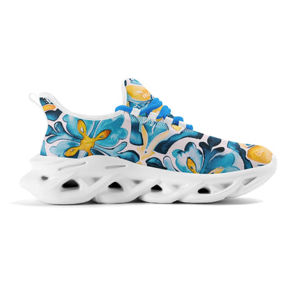 meeshy AIR Athletic Sneaker - Mediterranean Tile v4 - Damen Sneaker JLR Design