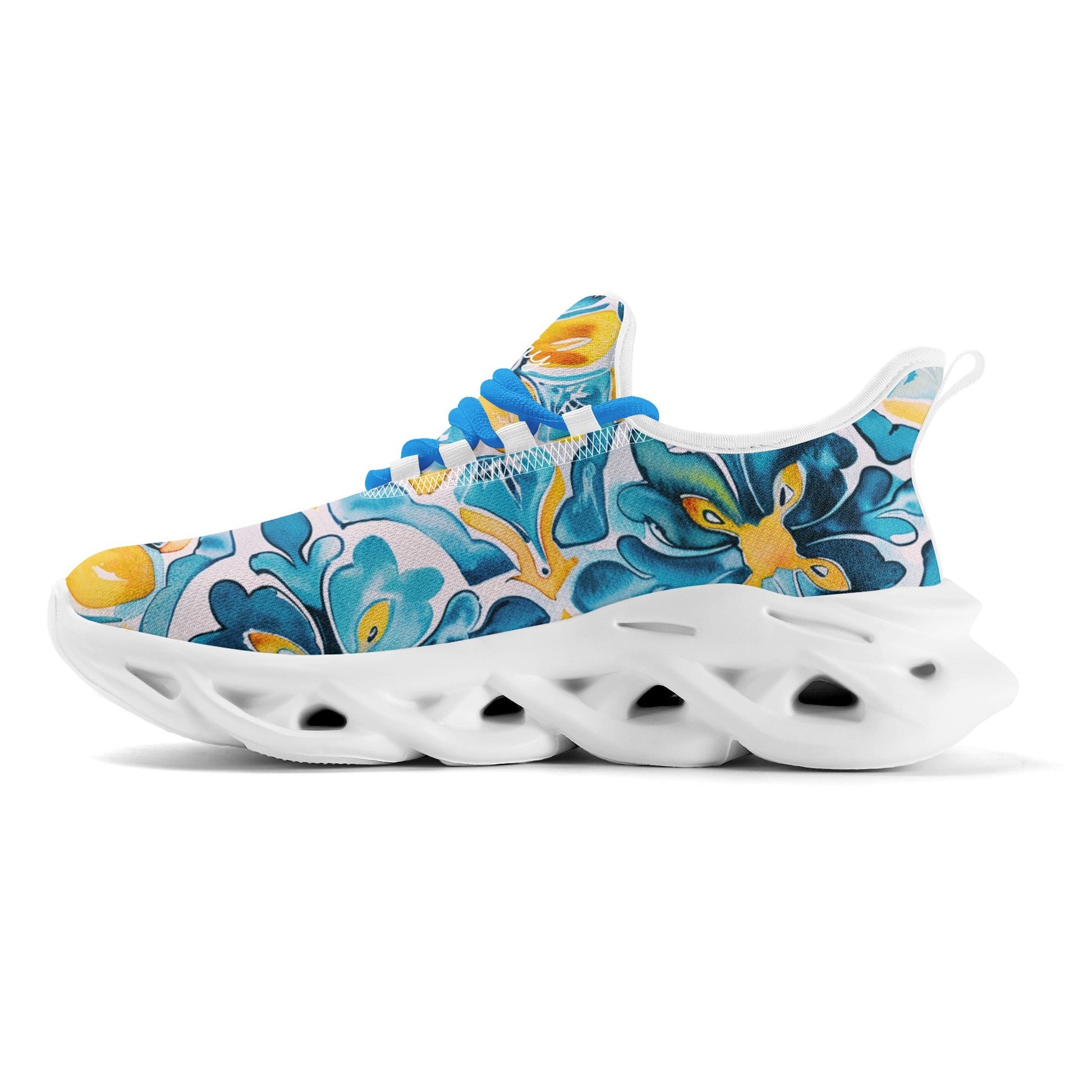 meeshy AIR Athletic Sneaker - Mediterranean Tile v4 - Damen Sneaker JLR Design