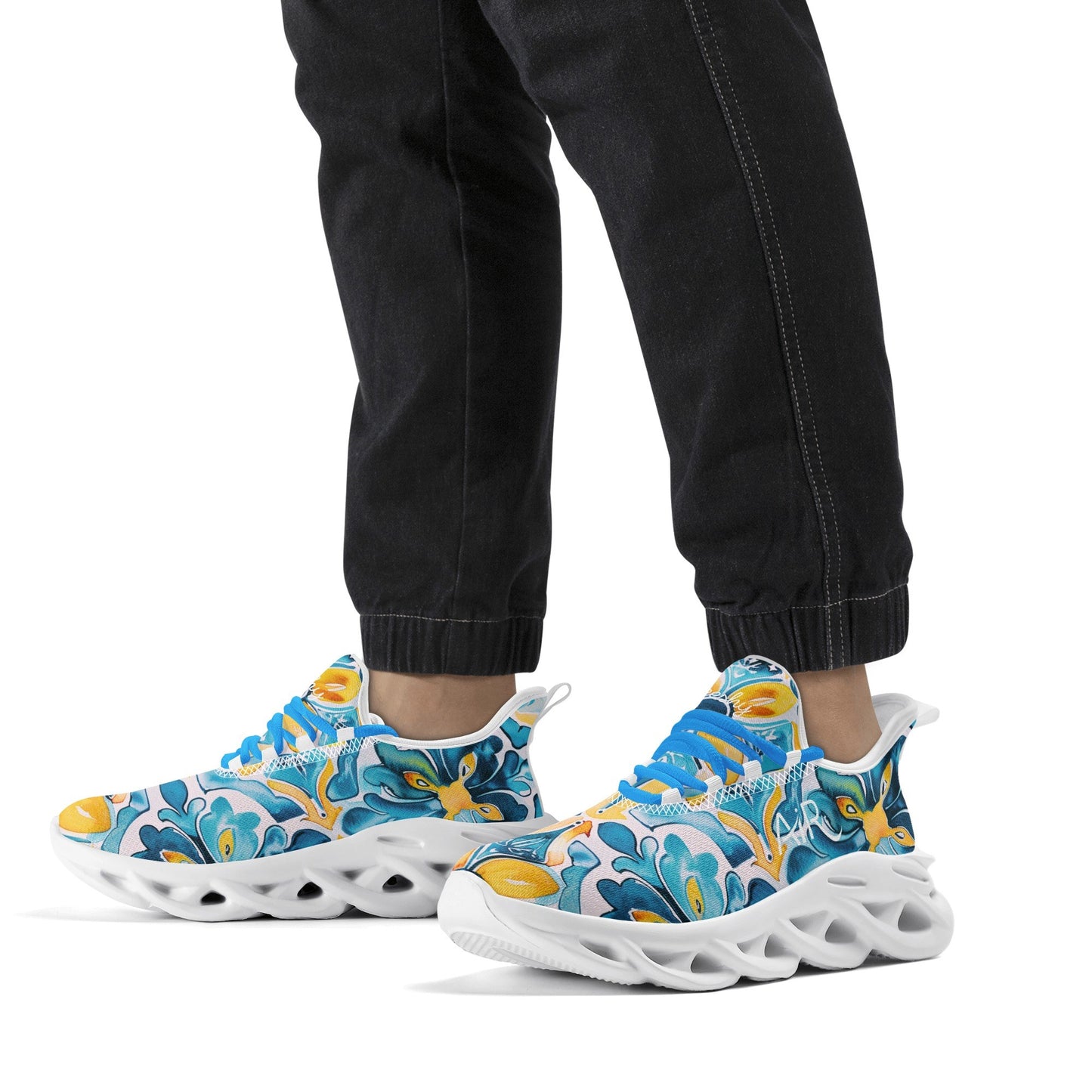 meeshy AIR Athletic Sneaker - Mediterranean Tile v4 - Herren Sneaker JLR Design