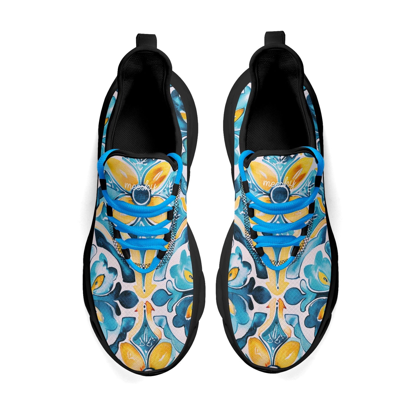 meeshy AIR Athletic Sneaker - Mediterranean Tile v4 - Herren Sneaker JLR Design