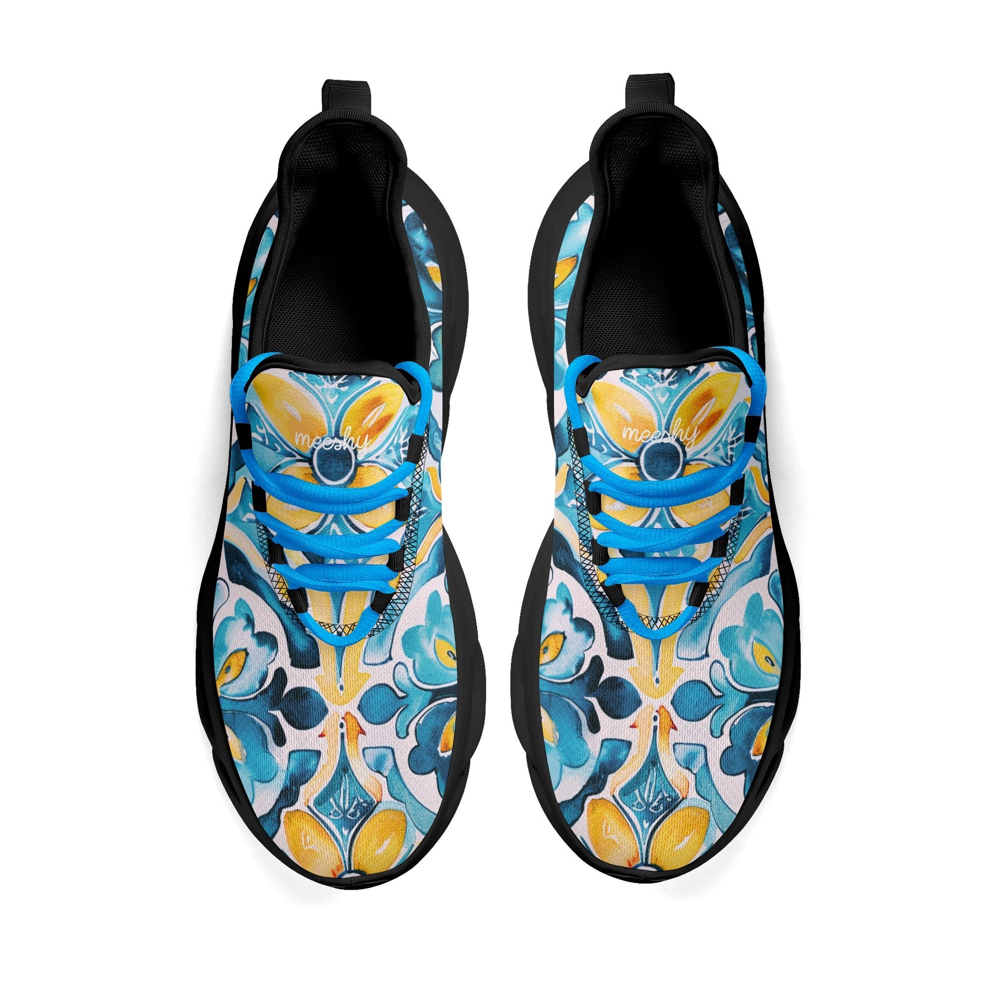 meeshy AIR Athletic Sneaker - Mediterranean Tile v4 - Herren Sneaker JLR Design