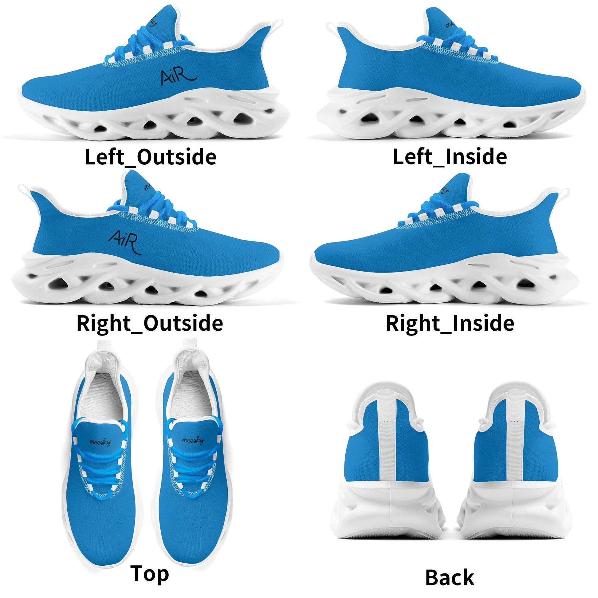 meeshy AIR Athletic Sneaker - Navy Blue - Herren Sneaker JLR Design