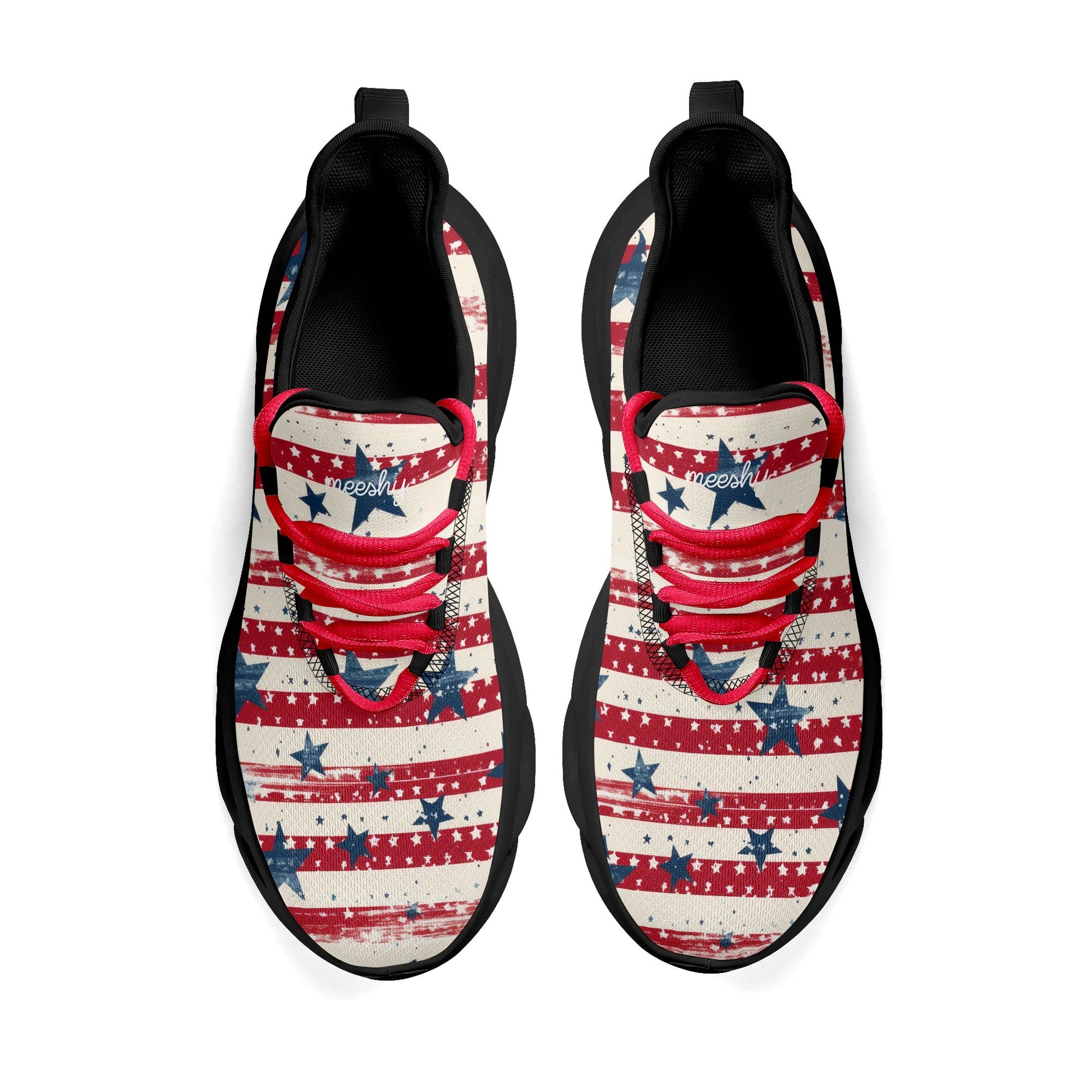 meeshy AIR Athletic Sneaker - Patriotic v1 - Damen Sneaker JLR Design