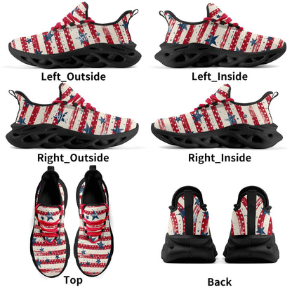 meeshy AIR Athletic Sneaker - Patriotic v1 - Damen Sneaker JLR Design