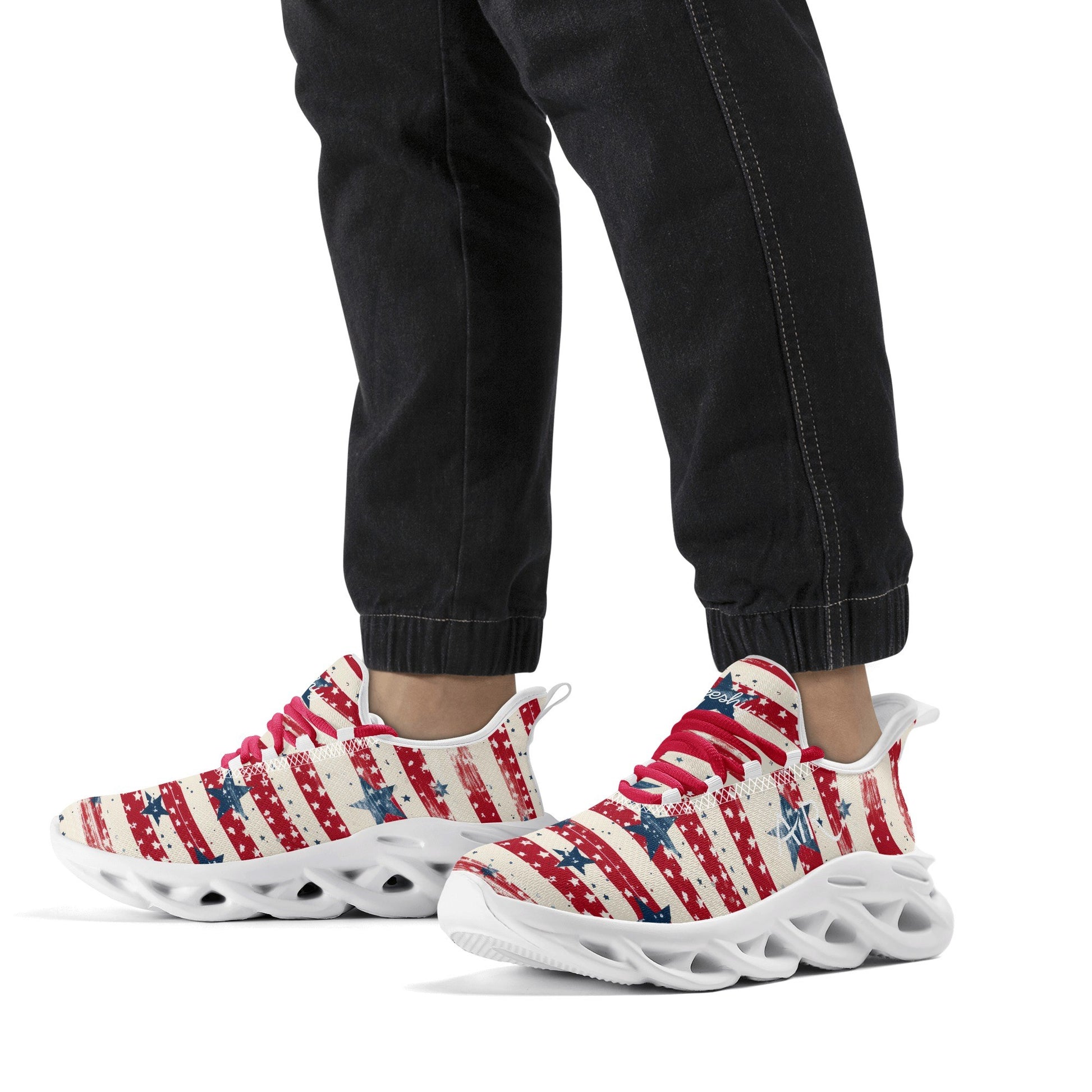 meeshy AIR Athletic Sneaker - Patriotic v1 - Herren Sneaker JLR Design
