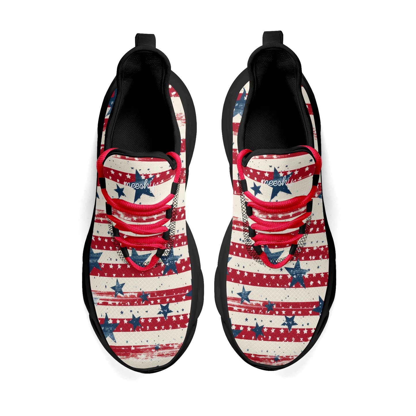 meeshy AIR Athletic Sneaker - Patriotic v1 - Herren Sneaker JLR Design