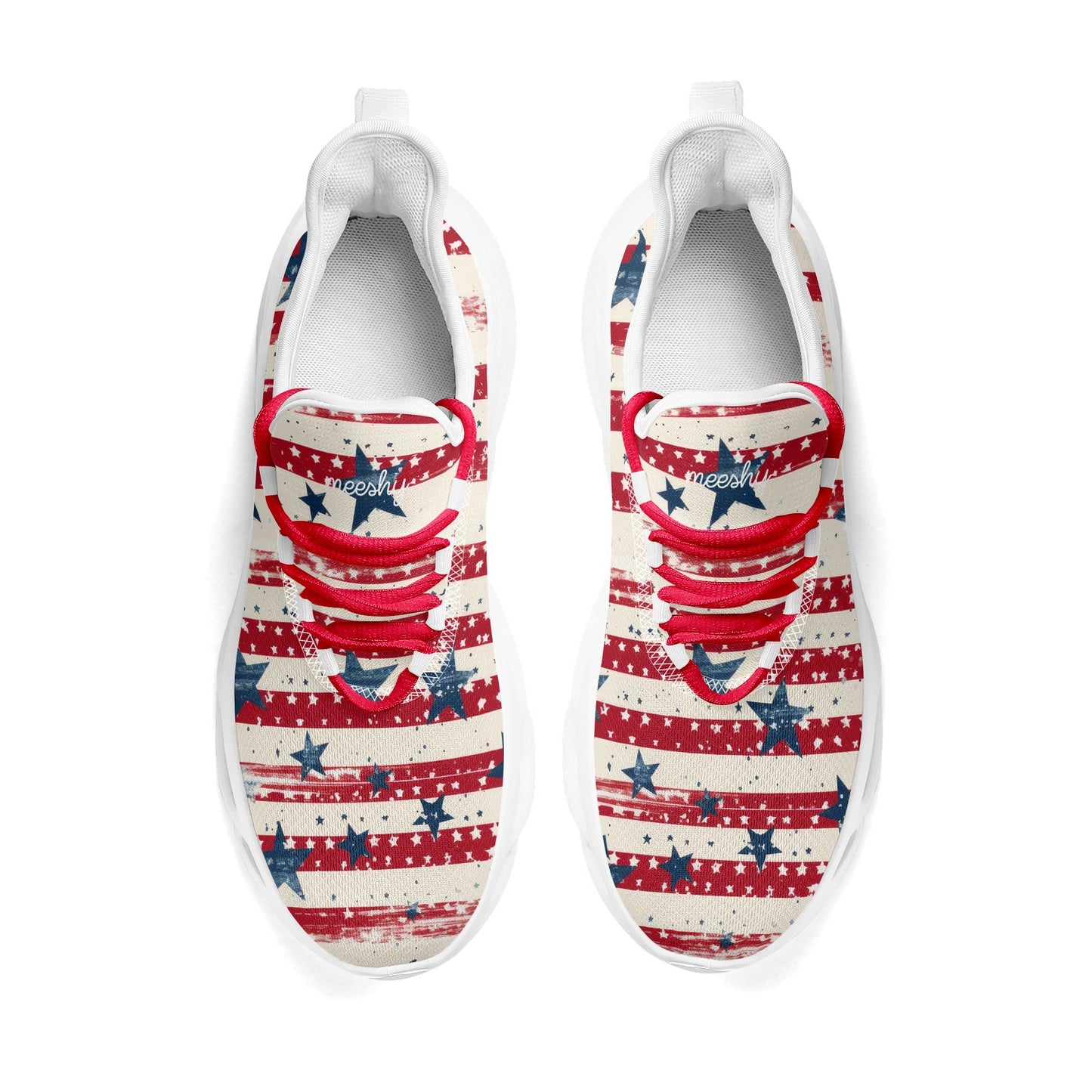 meeshy AIR Athletic Sneaker - Patriotic v1 - Herren Sneaker JLR Design