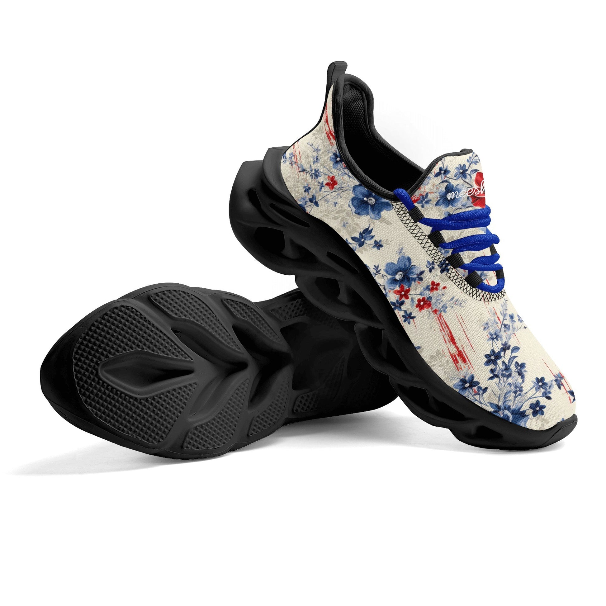 meeshy AIR Athletic Sneaker - Patriotic v2 - Damen Sneaker JLR Design