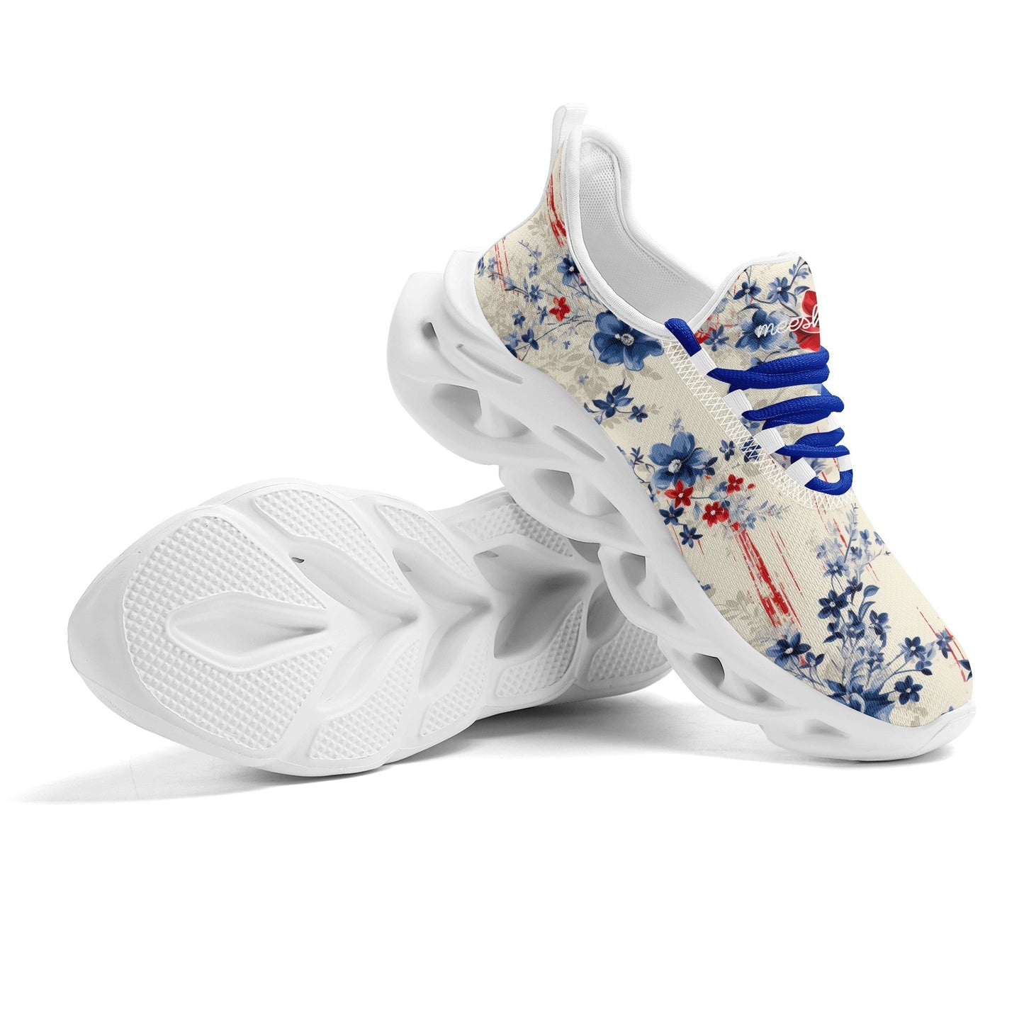 meeshy AIR Athletic Sneaker - Patriotic v2 - Damen Sneaker JLR Design
