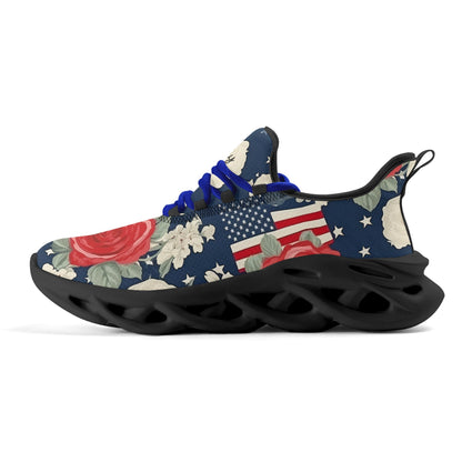 meeshy AIR Athletic Sneaker - Patriotic v3 - Damen Sneaker JLR Design
