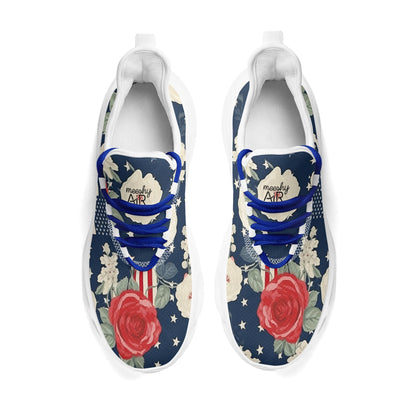 meeshy AIR Athletic Sneaker - Patriotic v3 - Damen Sneaker JLR Design
