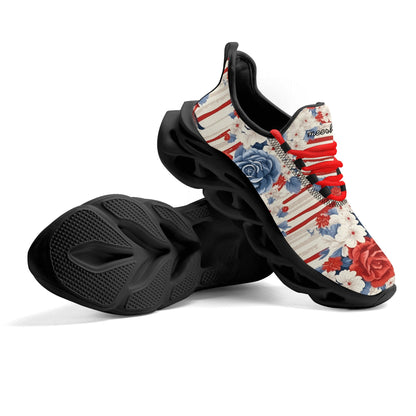 meeshy AIR Athletic Sneaker - Patriotic v4 - Damen Sneaker JLR Design
