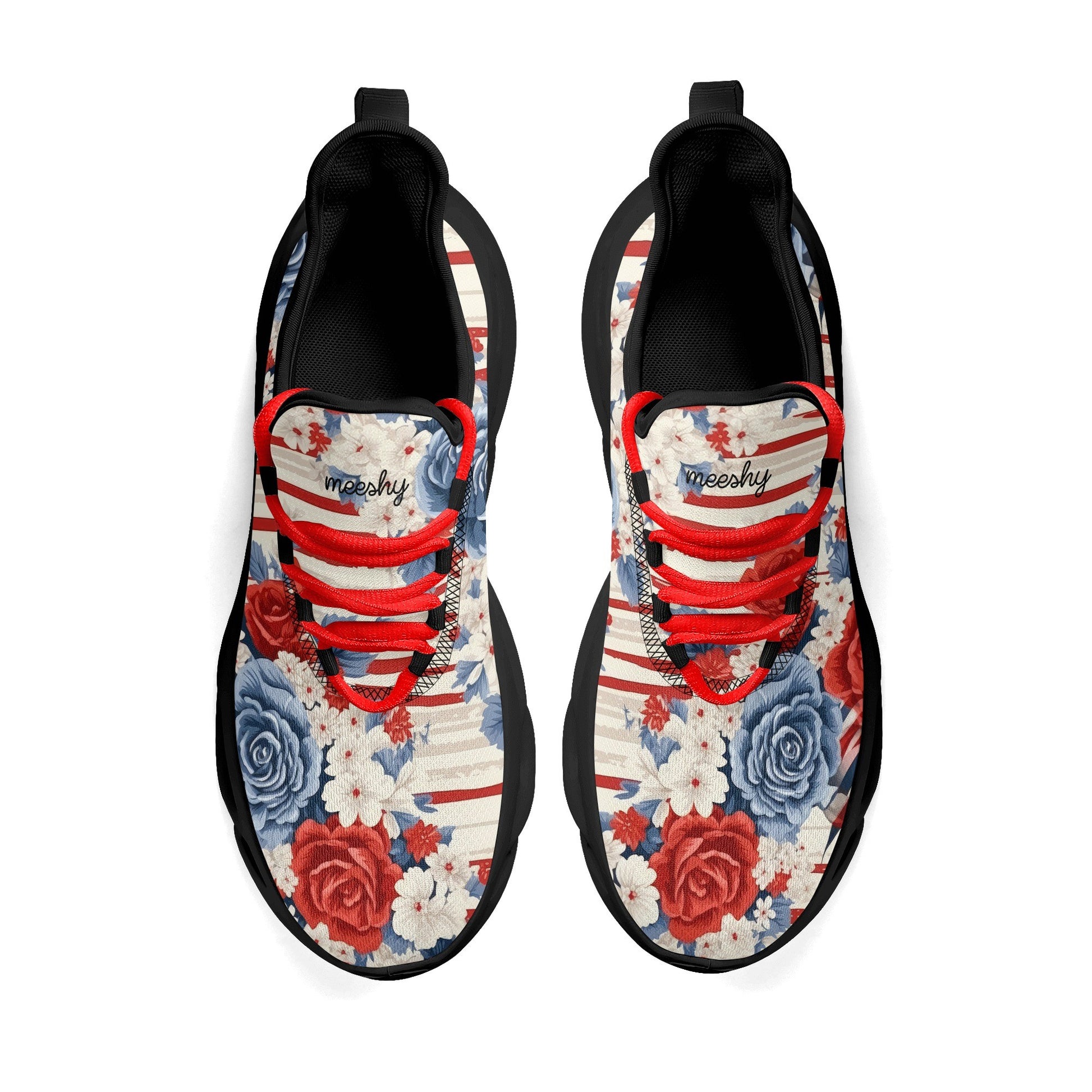 meeshy AIR Athletic Sneaker - Patriotic v4 - Damen Sneaker JLR Design