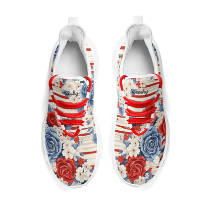meeshy AIR Athletic Sneaker - Patriotic v4 - Damen Sneaker JLR Design
