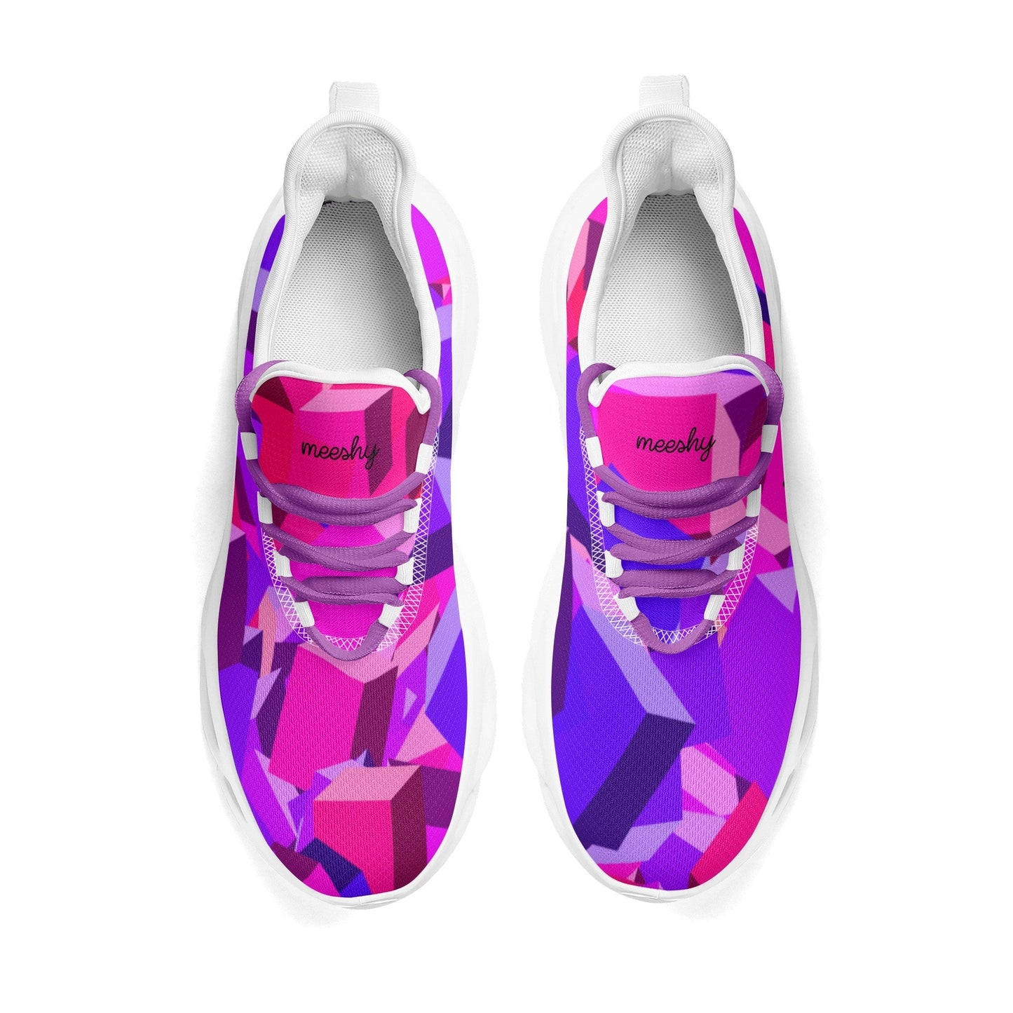 meeshy AIR Athletic Sneaker - Pink Cube - Damen Sneaker JLR Design
