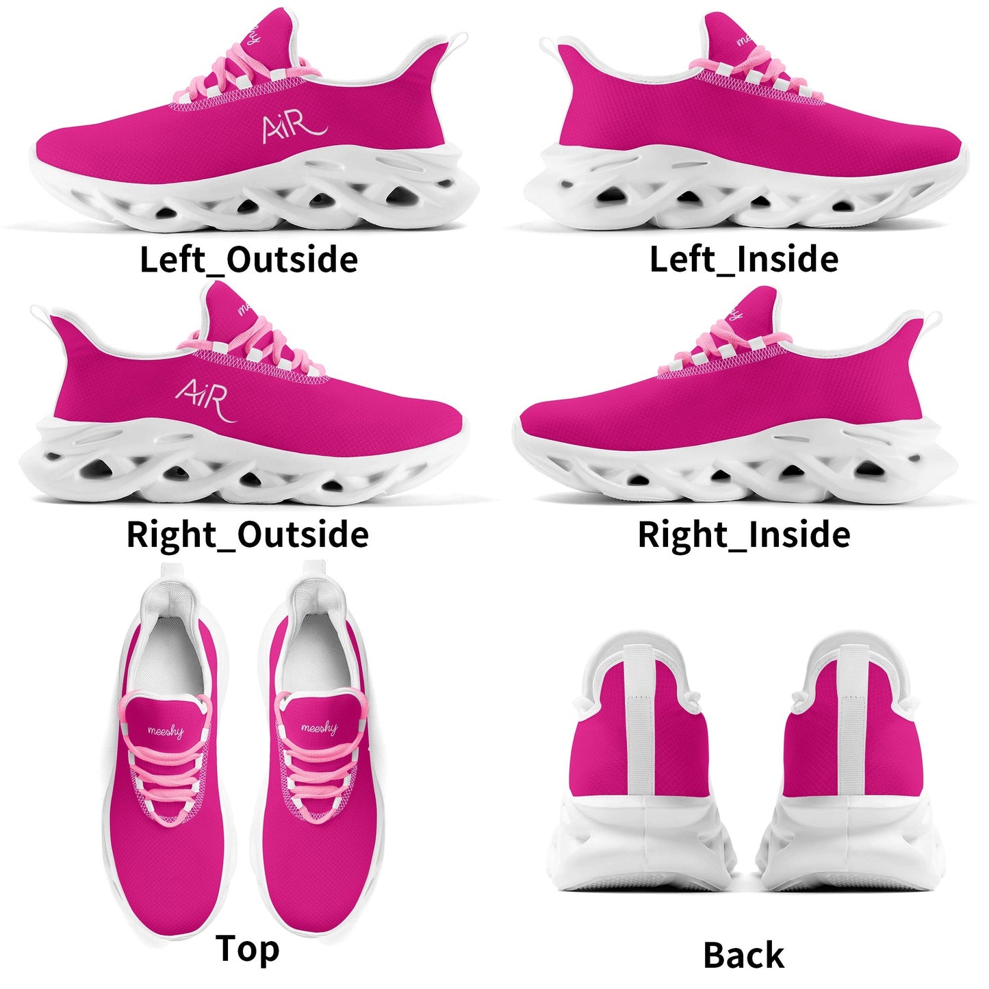 meeshy AIR Athletic Sneaker - Pink - Herren Sneaker JLR Design