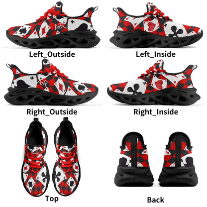 meeshy AIR Athletic Sneaker - Poker v1 - Damen Sneaker JLR Design