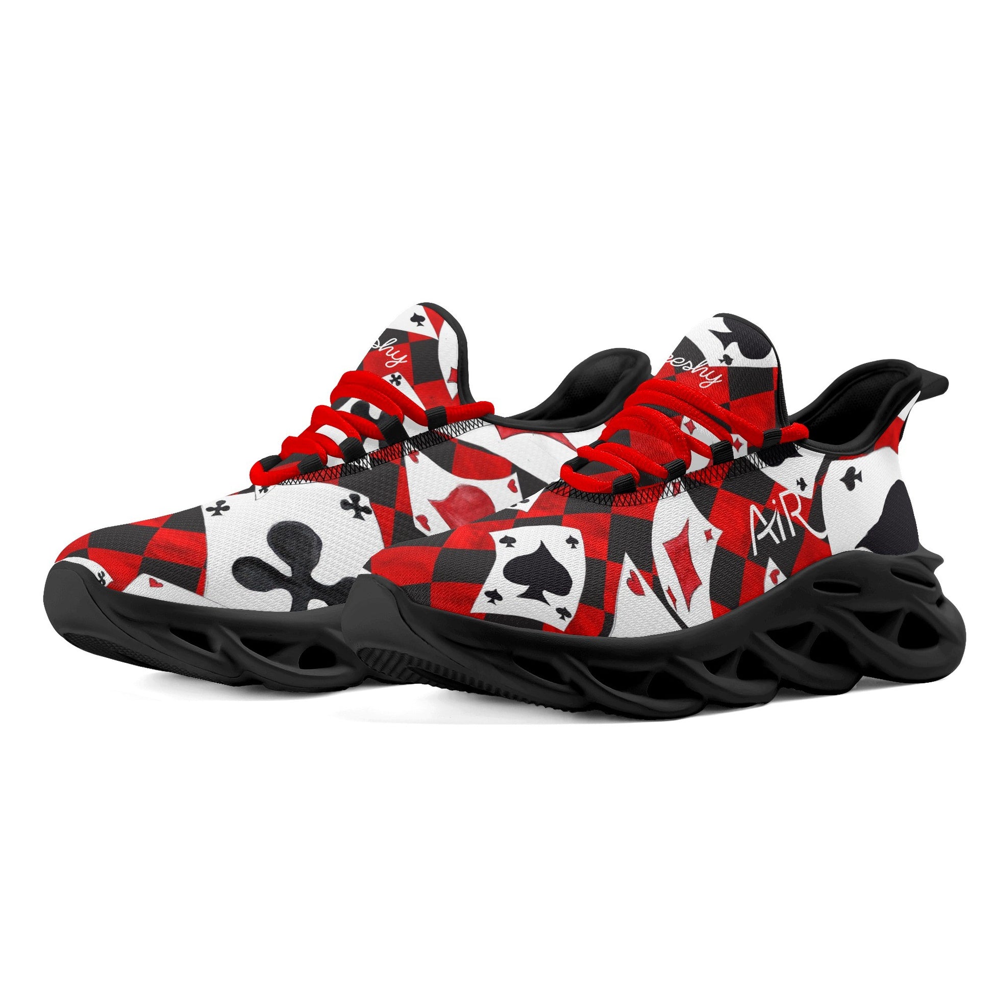 meeshy AIR Athletic Sneaker - Poker v1 - Damen Sneaker JLR Design