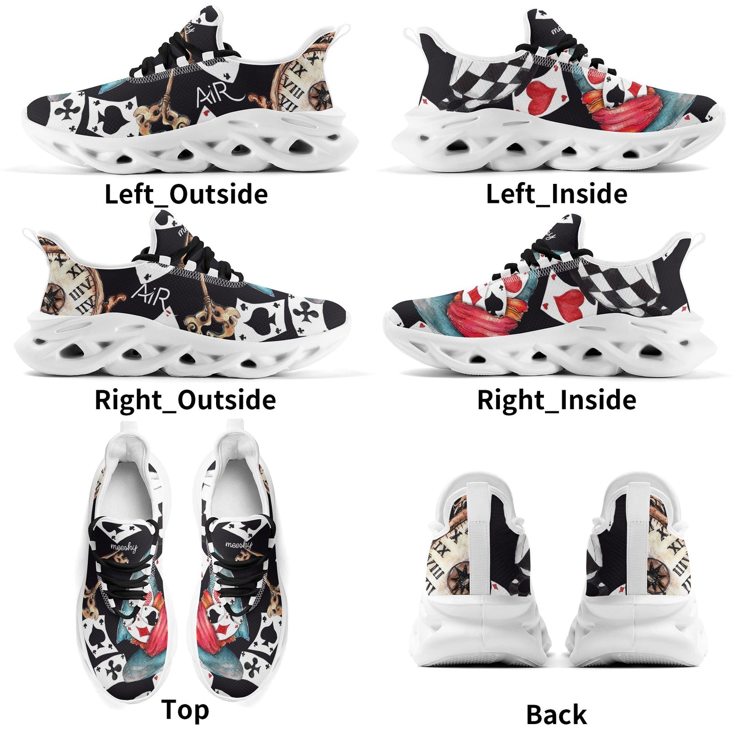 meeshy AIR Athletic Sneaker - Poker v2 - Herren Sneaker JLR Design