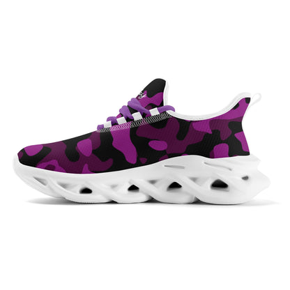 meeshy AIR Athletic Sneaker - Purple Camouflage - Damen Sneaker JLR Design