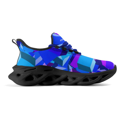 meeshy AIR Athletic Sneaker - Purple Cube - Damen Sneaker JLR Design