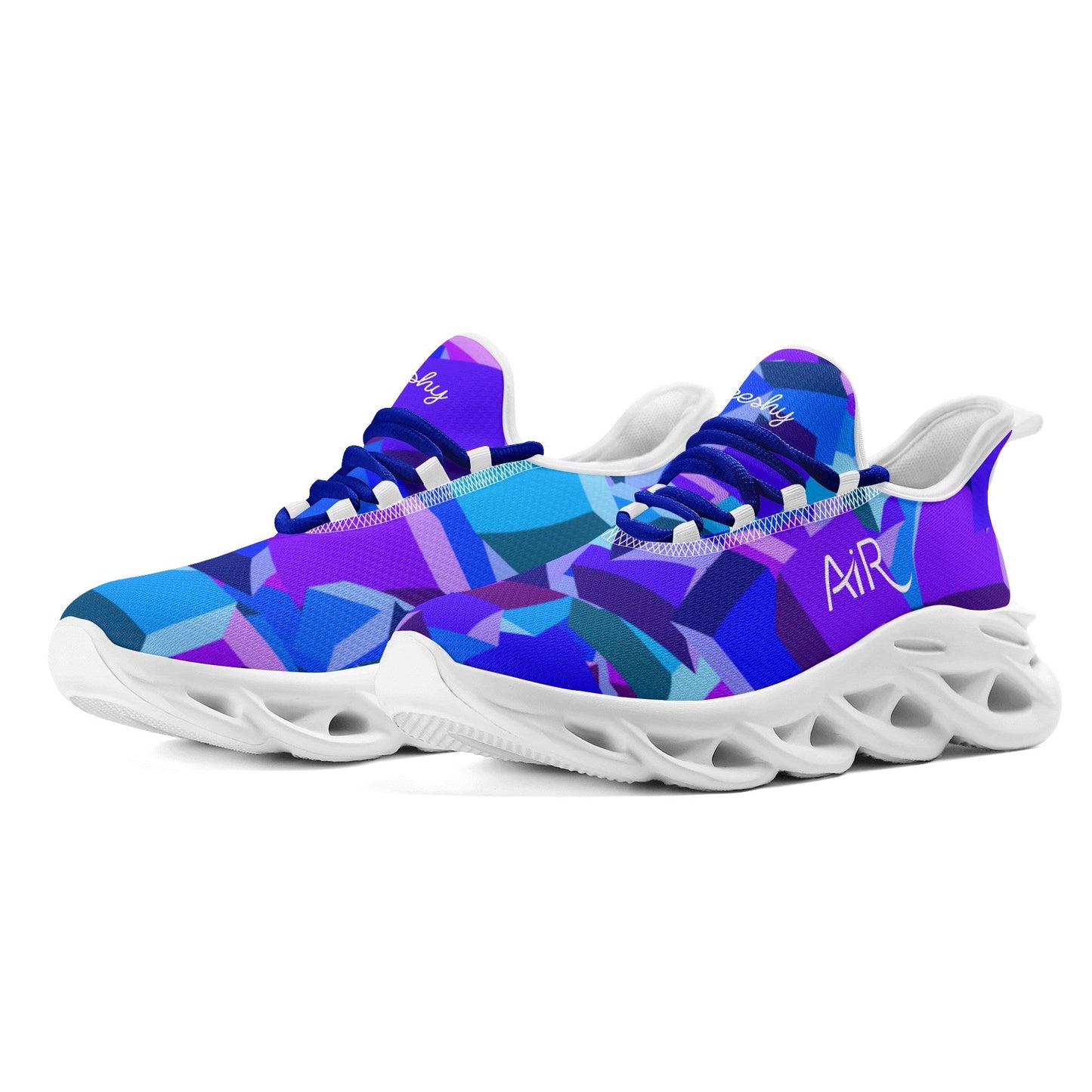 meeshy AIR Athletic Sneaker - Purple Cube - Damen Sneaker JLR Design