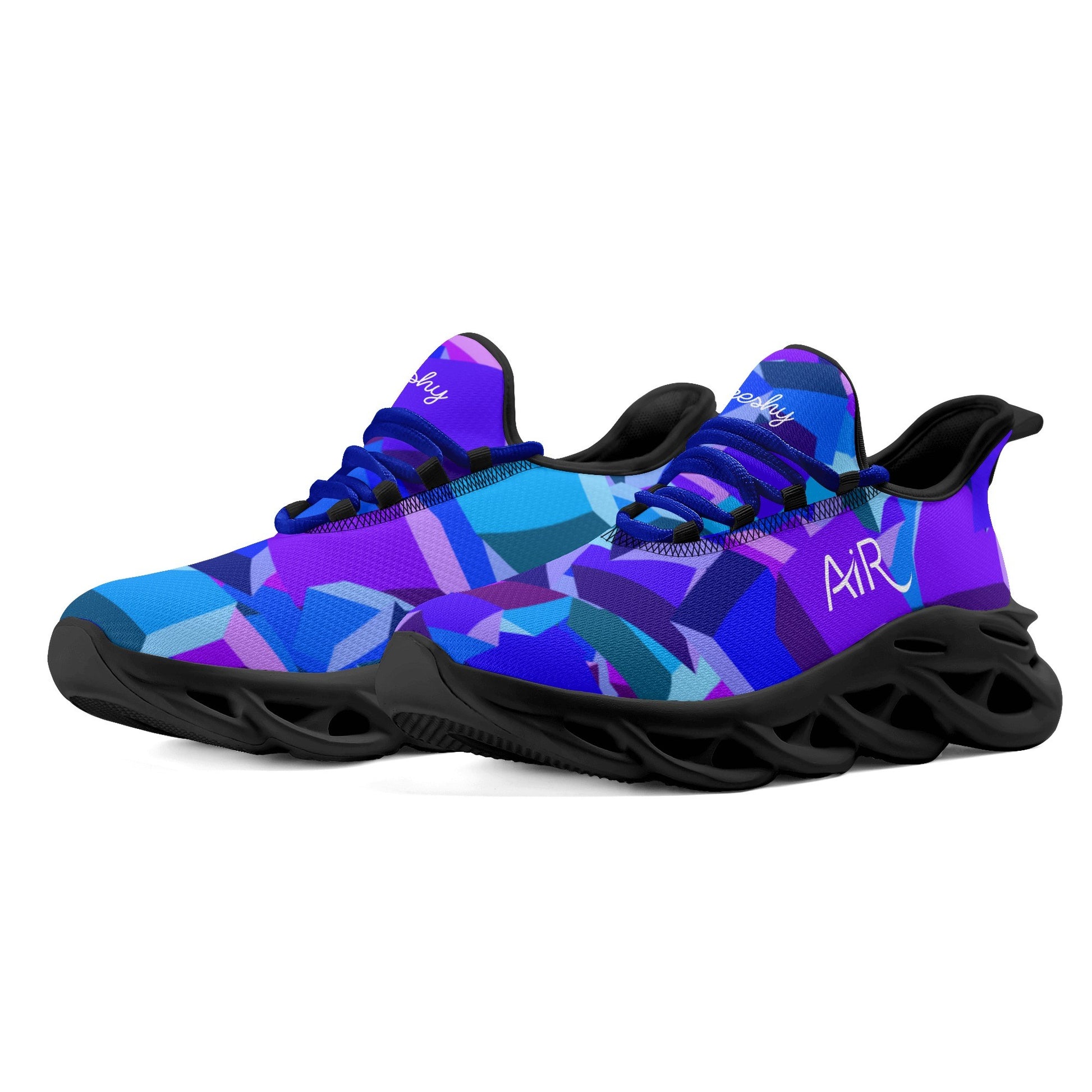 meeshy AIR Athletic Sneaker - Purple Cube - Herren Sneaker JLR Design