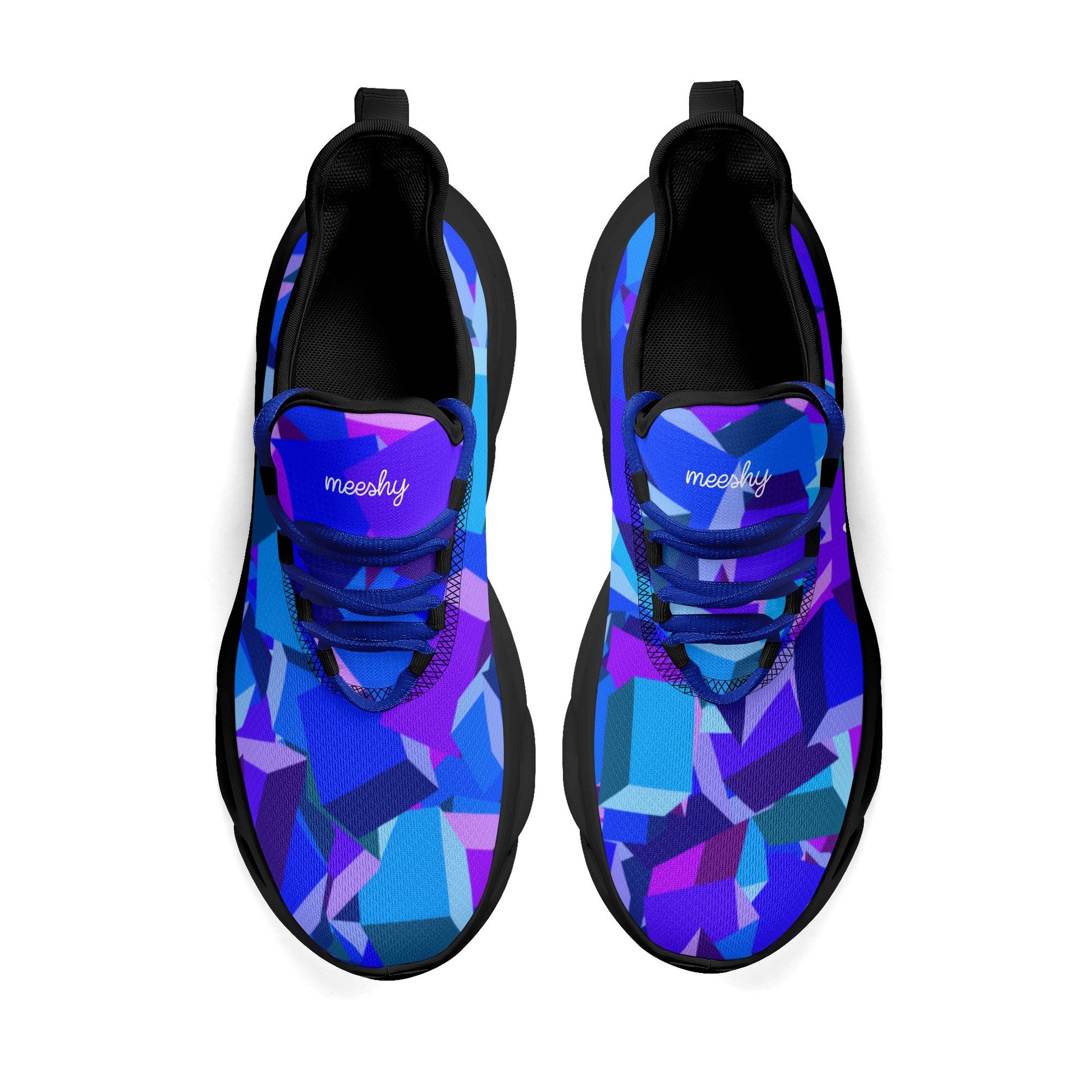 meeshy AIR Athletic Sneaker - Purple Cube - Herren Sneaker JLR Design