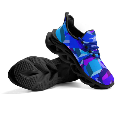 meeshy AIR Athletic Sneaker - Purple Cube - Herren Sneaker JLR Design