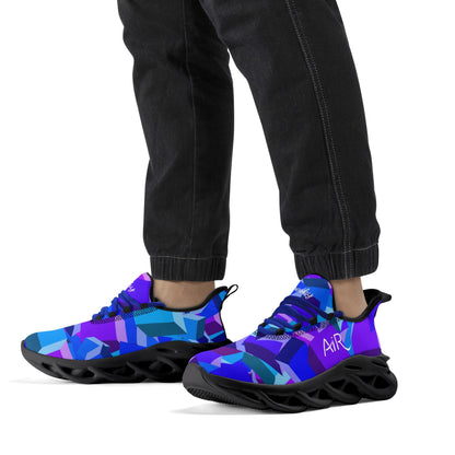 meeshy AIR Athletic Sneaker - Purple Cube - Herren Sneaker JLR Design
