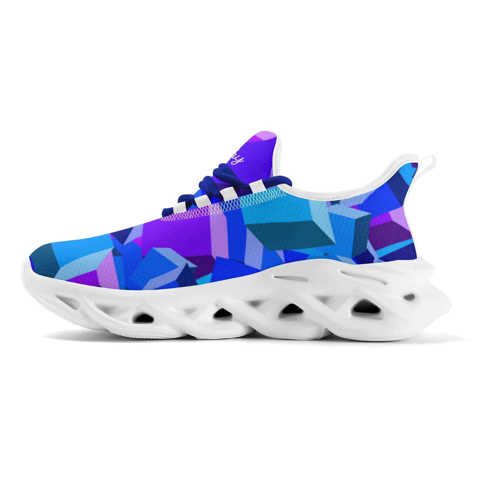 meeshy AIR Athletic Sneaker - Purple Cube - Herren Sneaker JLR Design