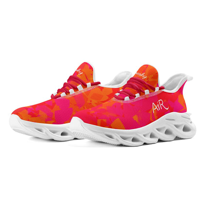 meeshy AIR Athletic Sneaker - Red Crystal - Damen Sneaker JLR Design