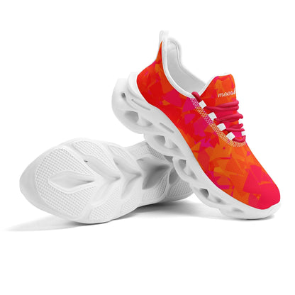 meeshy AIR Athletic Sneaker - Red Crystal - Damen Sneaker JLR Design