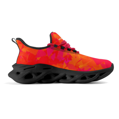 meeshy AIR Athletic Sneaker - Red Crystal - Damen Sneaker JLR Design