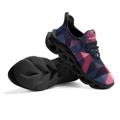 meeshy AIR Athletic Sneaker - Triangle v1 - Damen JLR Design
