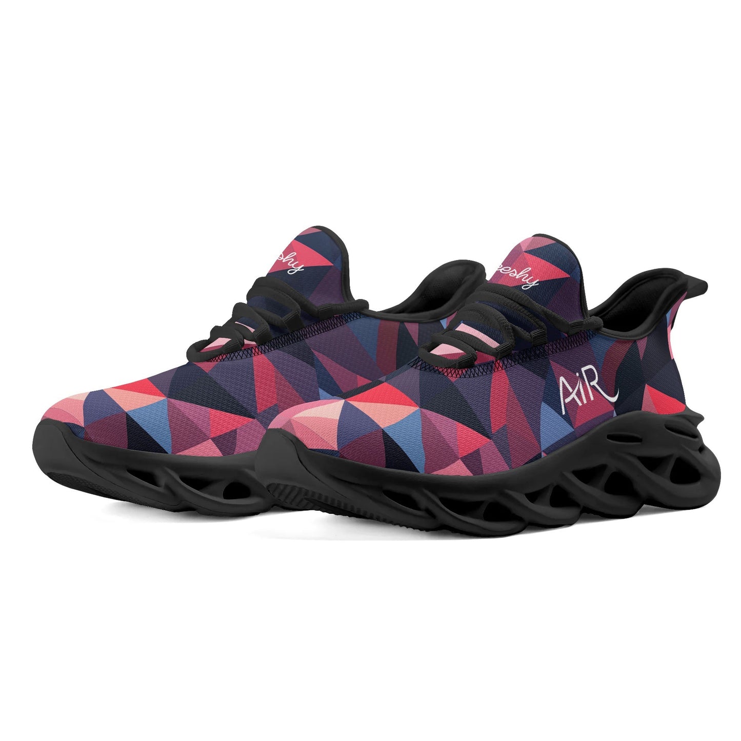 meeshy AIR Athletic Sneaker - Triangle v1 - Damen JLR Design
