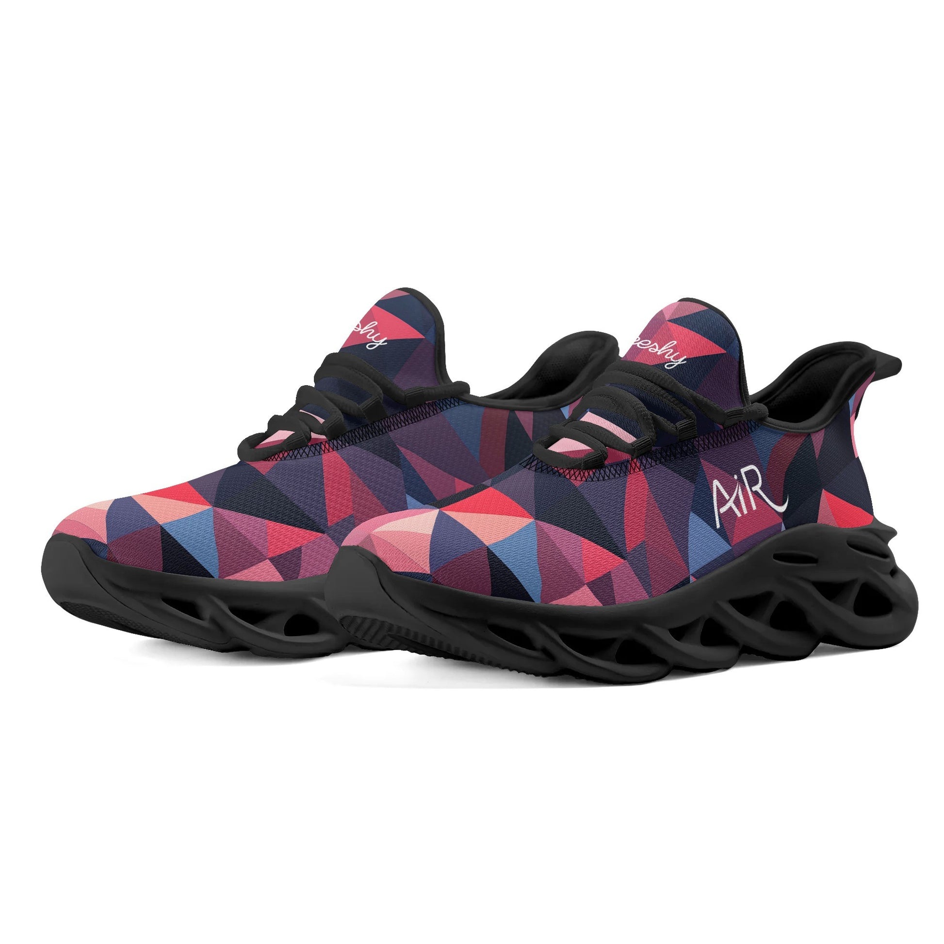 meeshy AIR Athletic Sneaker - Triangle v1 - Damen JLR Design