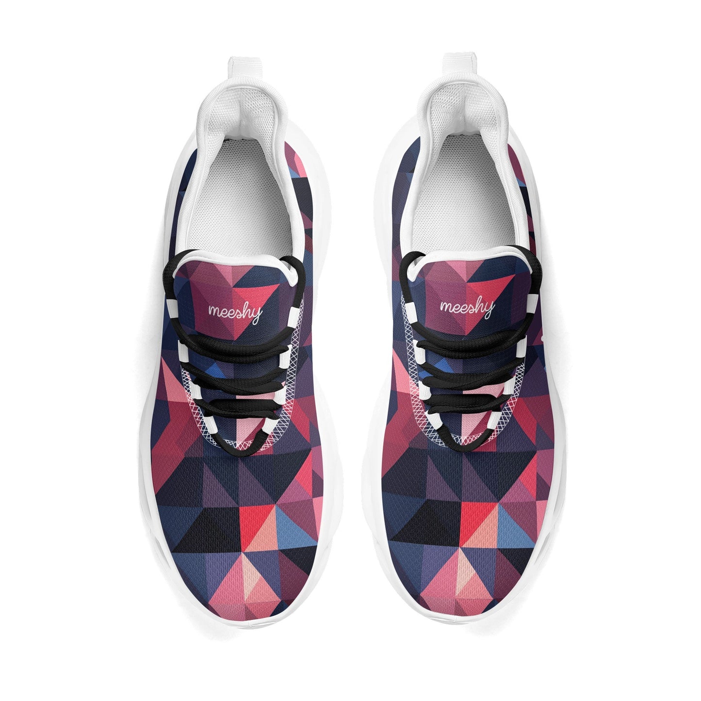 meeshy AIR Athletic Sneaker - Triangle v1 - Damen JLR Design