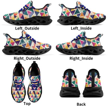 meeshy AIR Athletic Sneaker - Triangle v2 - Damen Sneaker JLR Design