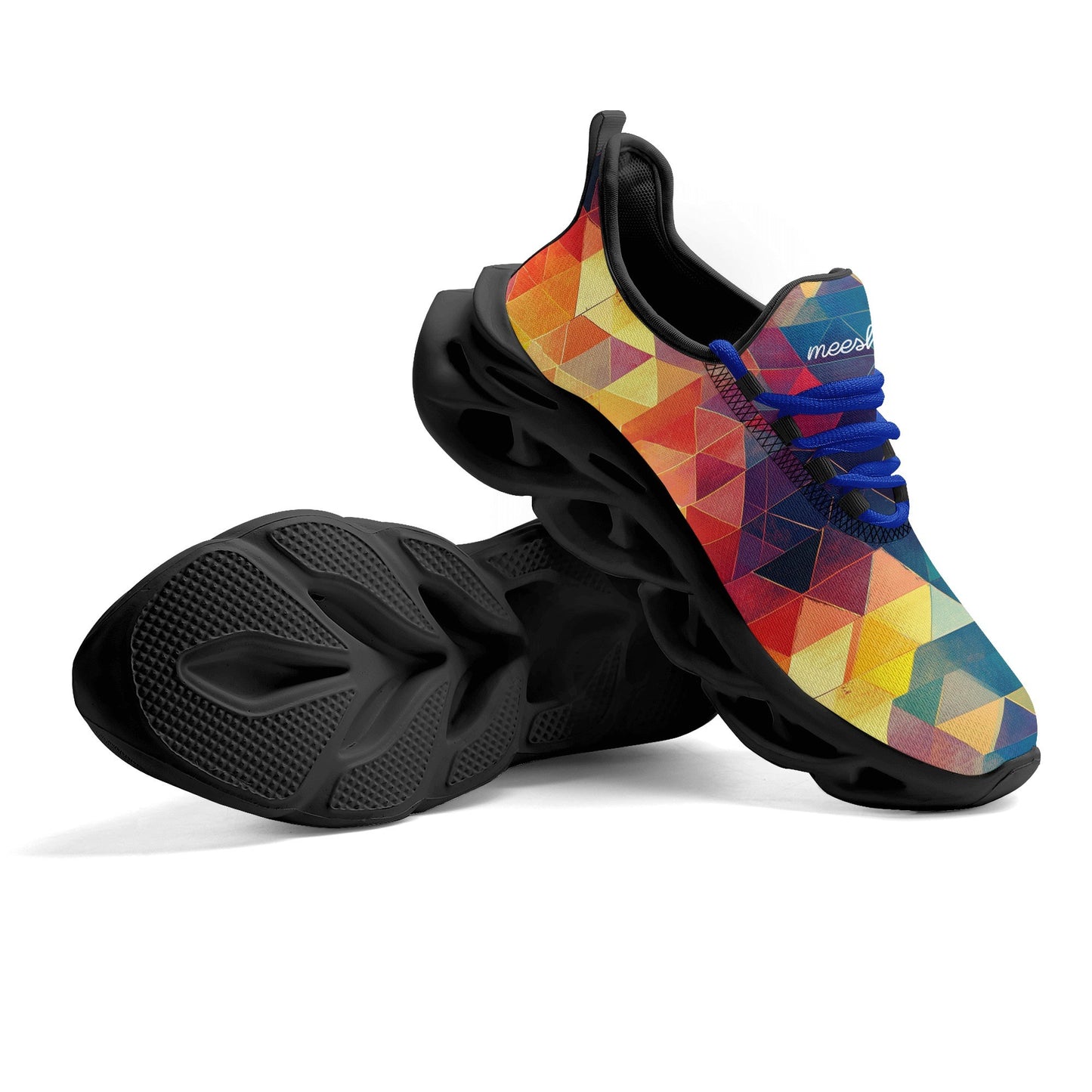 meeshy AIR Athletic Sneaker - Triangle v3 - Damen Sneaker JLR Design
