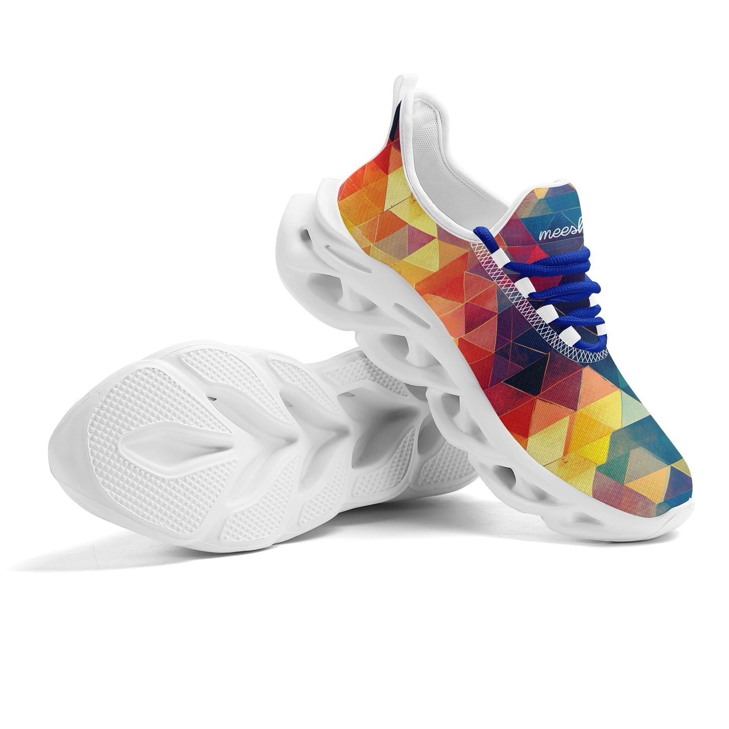 meeshy AIR Athletic Sneaker - Triangle v3 - Damen Sneaker JLR Design