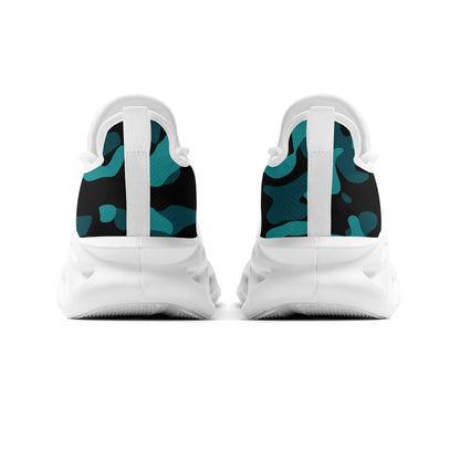 meeshy AIR Athletic Sneaker - Türkis Camouflage - Herren Sneaker JLR Design