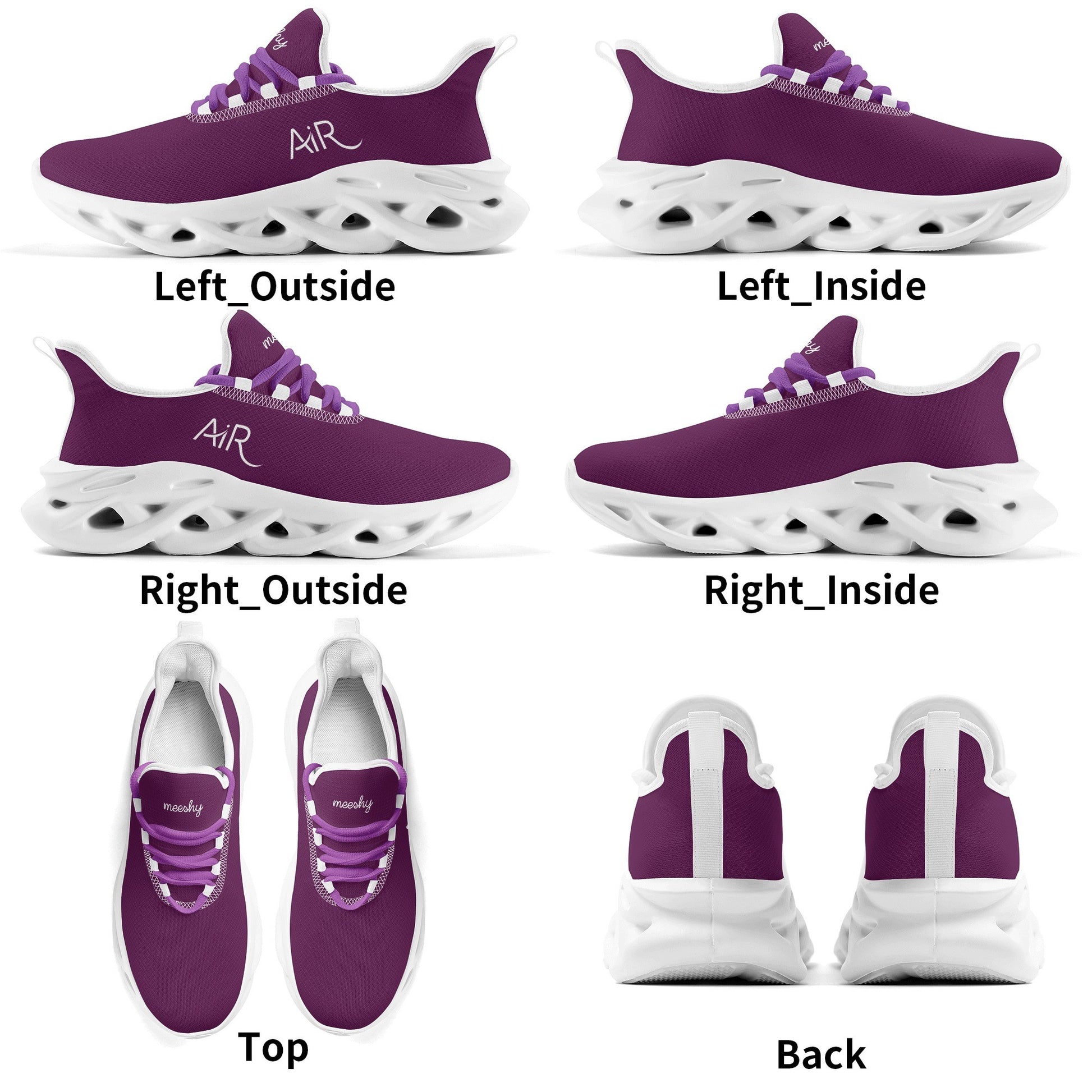 meeshy AIR Athletic Sneaker - Tyrian Purple - Herren Sneaker JLR Design