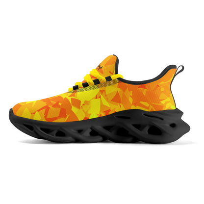 meeshy AIR Athletic Sneaker - Yellow Crystal - Damen Sneaker JLR Design