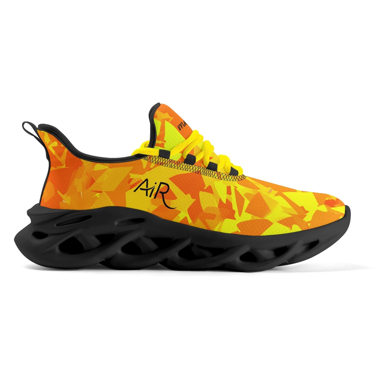 meeshy AIR Athletic Sneaker - Yellow Crystal - Damen Sneaker JLR Design