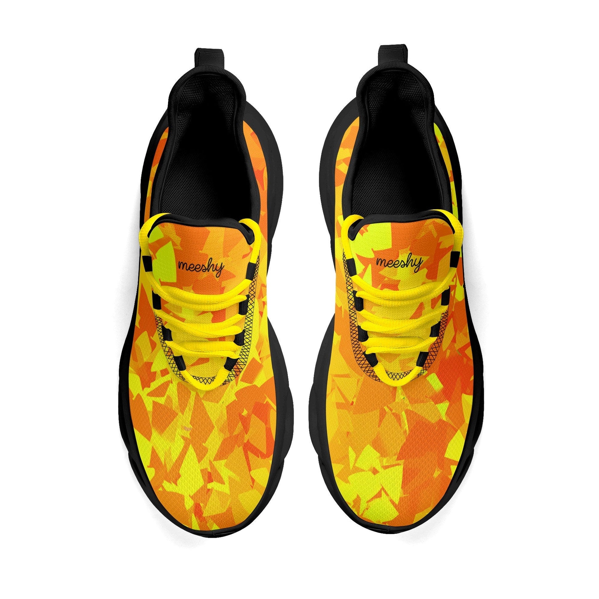 meeshy AIR Athletic Sneaker - Yellow Crystal - Damen Sneaker JLR Design